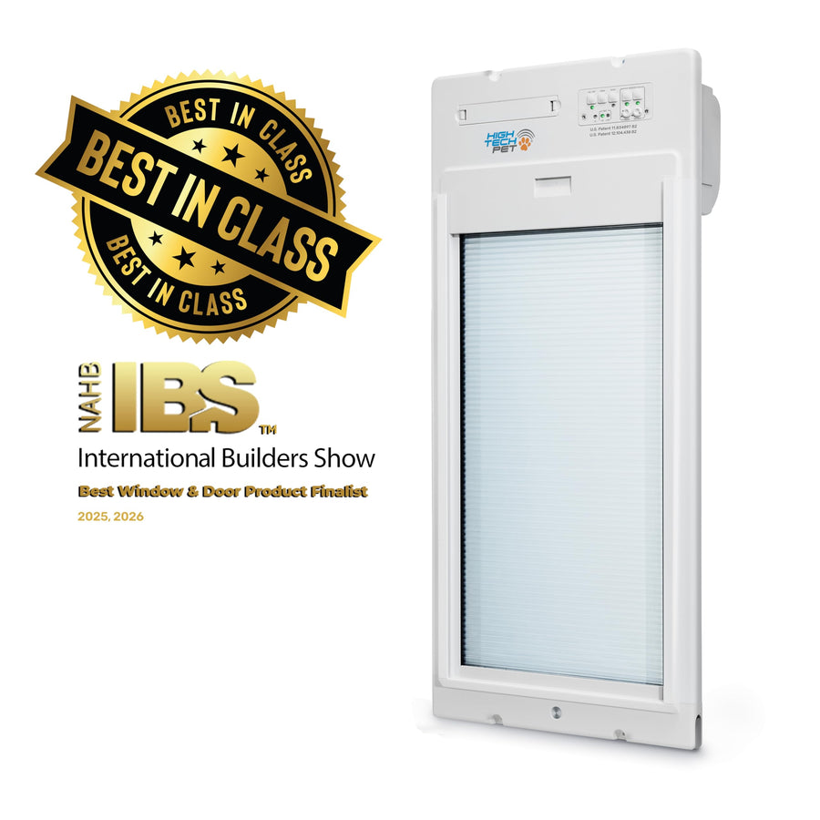 WiFi Smart Automatic Pet Door with Secure Weatherproof Design