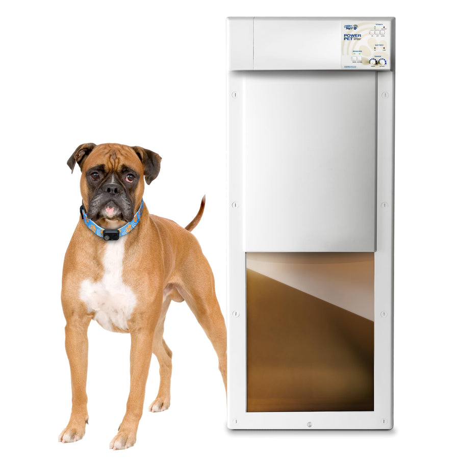 Automatic Electronic Pet Door for Large Dogs with Secure Access