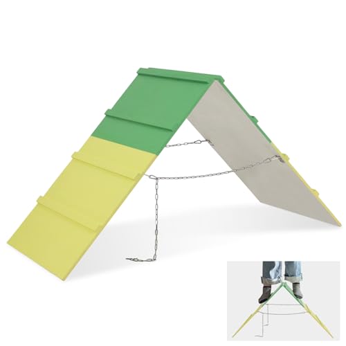 94.5-Inch Adjustable Dog Agility Seesaw with 4 Heights