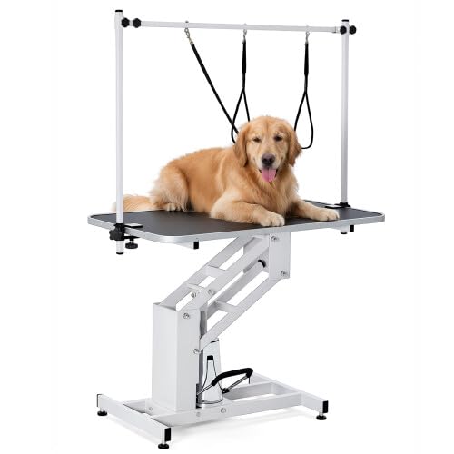 43.3-Inch Professional Hydraulic Pet Grooming Table