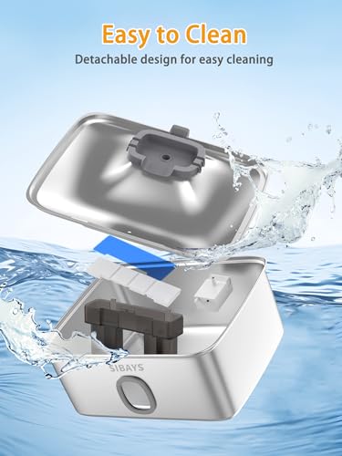 15L Stainless Steel Dog Water Fountain with LED Indicator