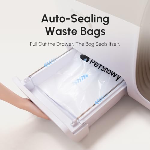 Self-Cleaning Automatic Cat Litter Box with Odor Control