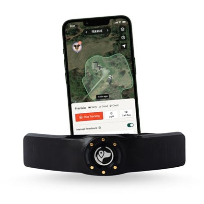 SpotOn Nova GPS Dog Fence Collar, App-Controlled Wireless Fence