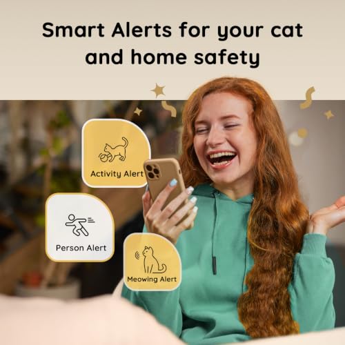 TKENPRO Pet Dog Camera with Treat Dispenser Indoor, Remote Treat Tossing