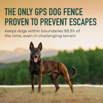 SpotOn Nova GPS Dog Fence Collar, App-Controlled Wireless Fence
