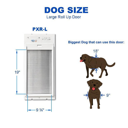 WiFi Smart Automatic Pet Door with Secure Weatherproof Design