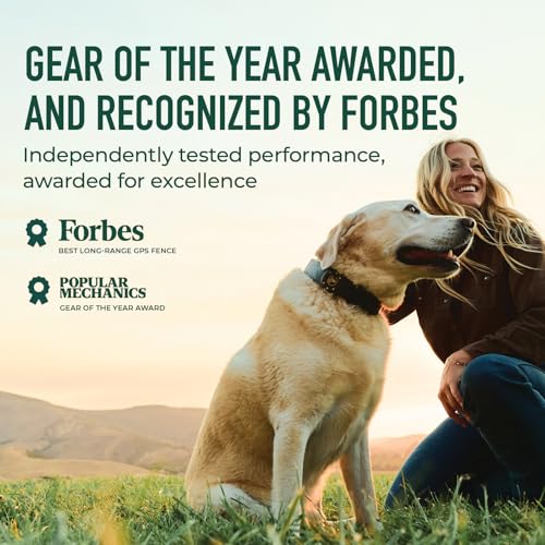 SpotOn Nova GPS Dog Fence Collar, App-Controlled Wireless Fence