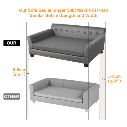 BingoPaw Extra Large Dog Sofa Couch XL (47.24x 29.13inch)