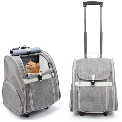 Ventilated Pet Carrier Backpack for Cats and Small Dogs