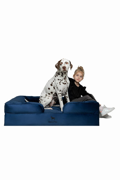 Cooling Gel Orthopedic Memory Foam Pet Bed with Washable Cover