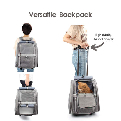 Ventilated Pet Carrier Backpack for Cats and Small Dogs