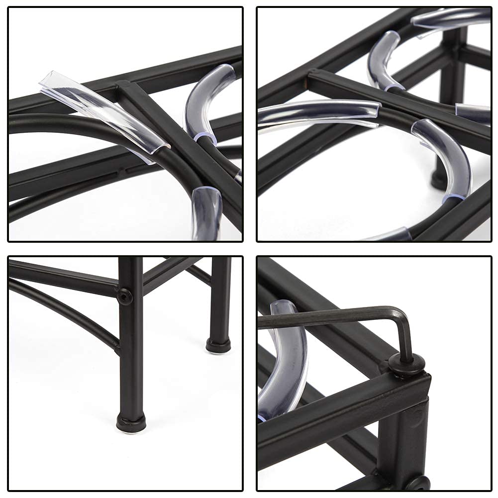 Elevated Dog Bowls with Raised Food & Water Stand