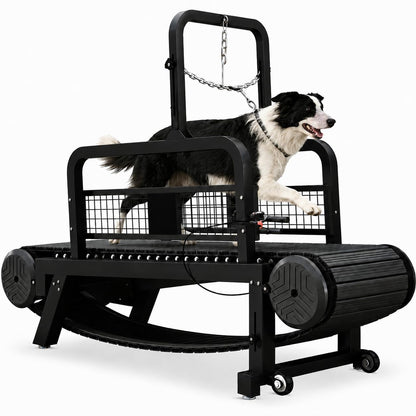 Adjustable Dog Treadmill with Brake, Speedometer & Incline