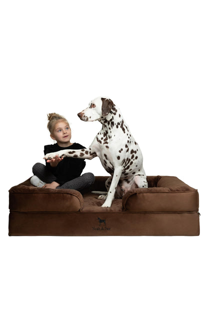 Cooling Gel Orthopedic Memory Foam Pet Bed with Washable Cover