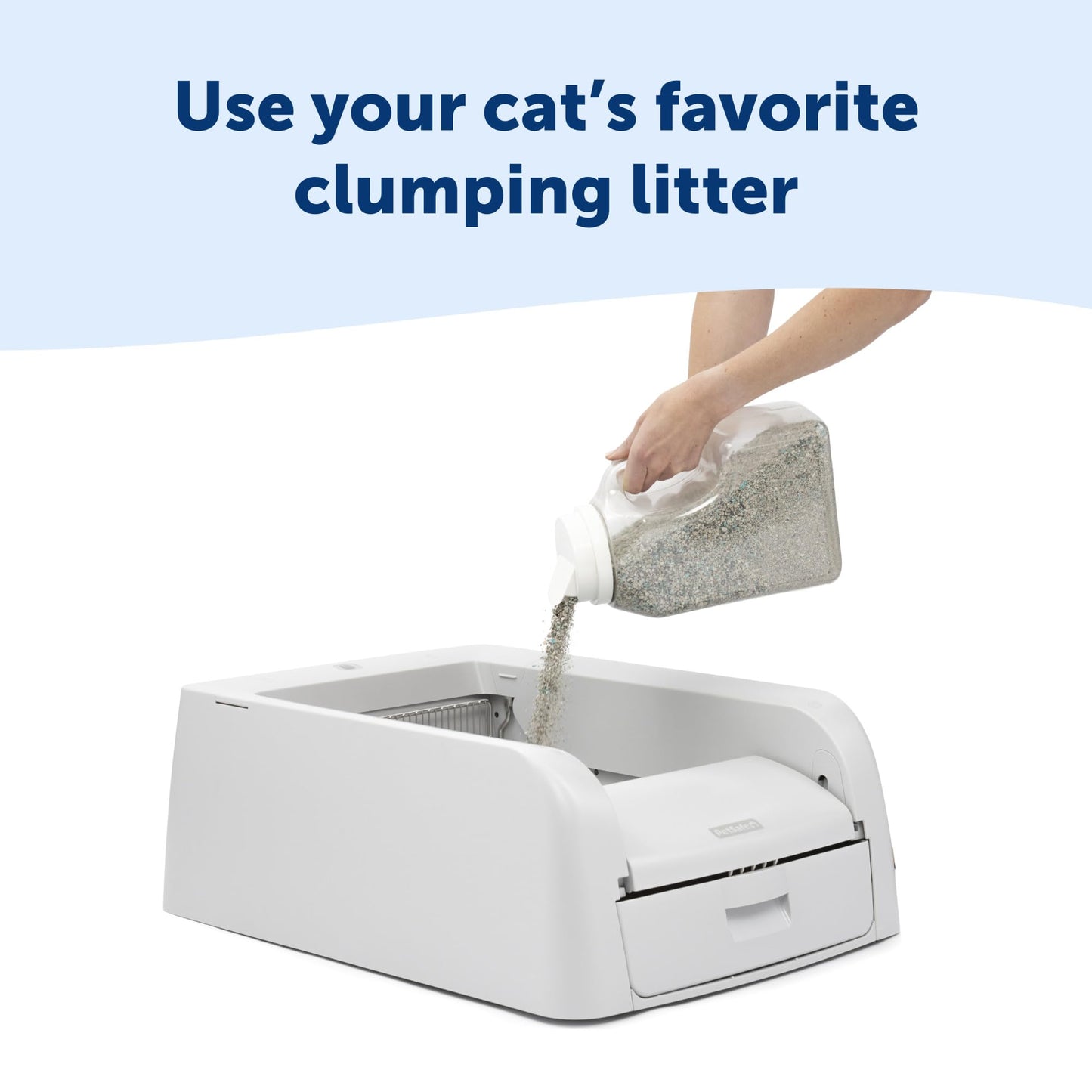 PetSafe ScoopFree Clumping Self-Cleaning Litter Box for Clumping Litter