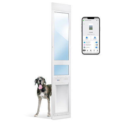 WiFi Smart Automatic Pet Door with Secure Weatherproof Design