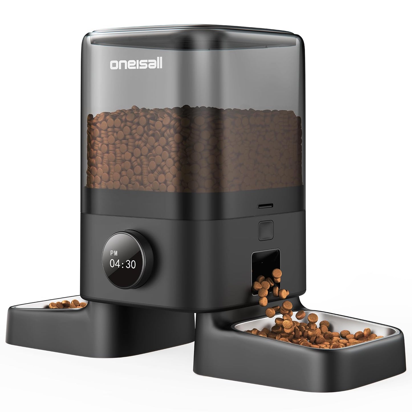 5L Dual-Bowl Automatic Cat Feeder for Two Cats