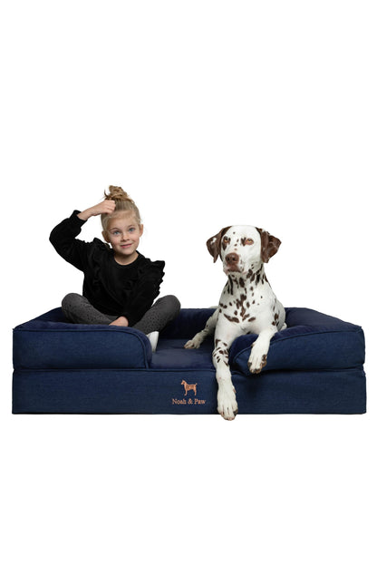 Cooling Gel Orthopedic Memory Foam Pet Bed with Washable Cover