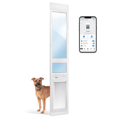 WiFi Smart Automatic Pet Door with Secure Weatherproof Design