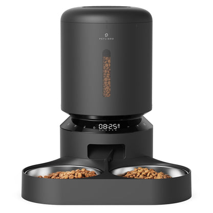 5L Automatic Cat Feeder with Dual Stainless Steel Bowls