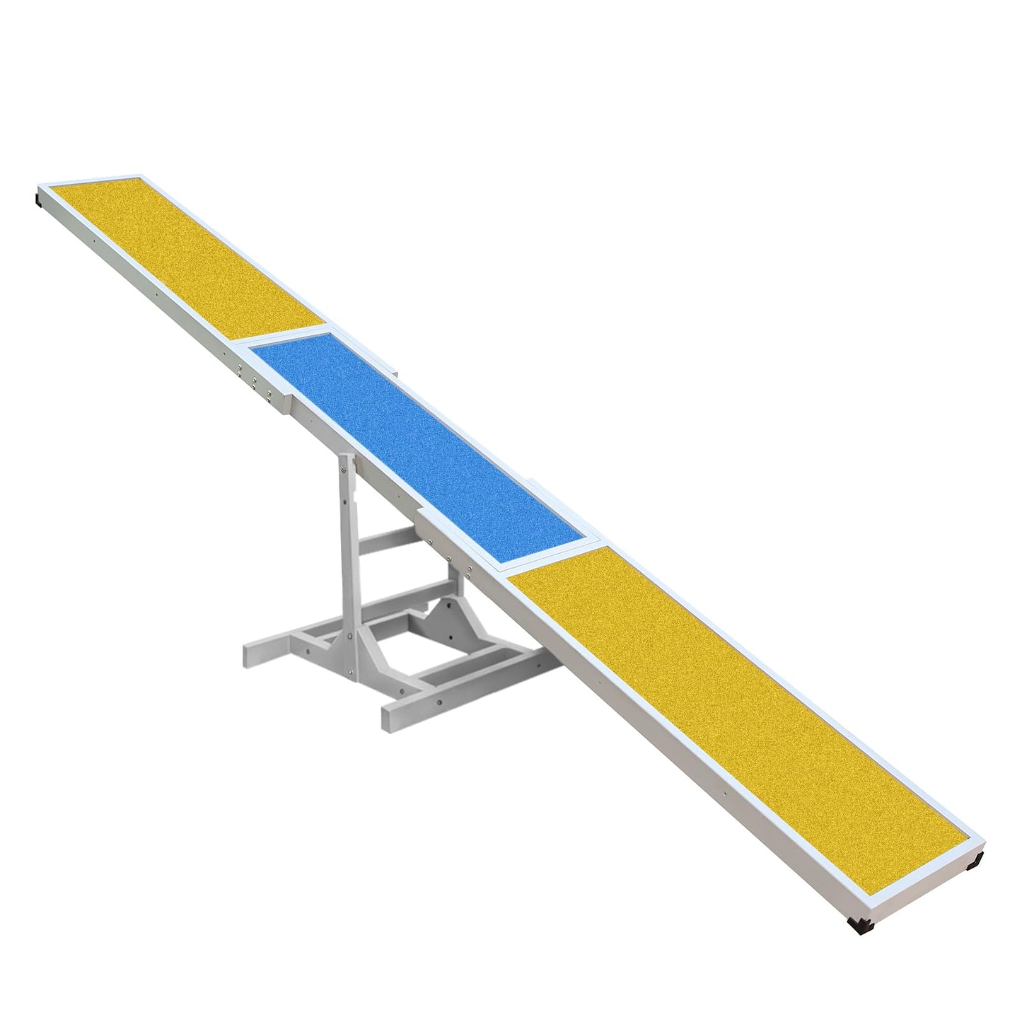 118-Inch Adjustable Dog Agility Seesaw for Backyard Training