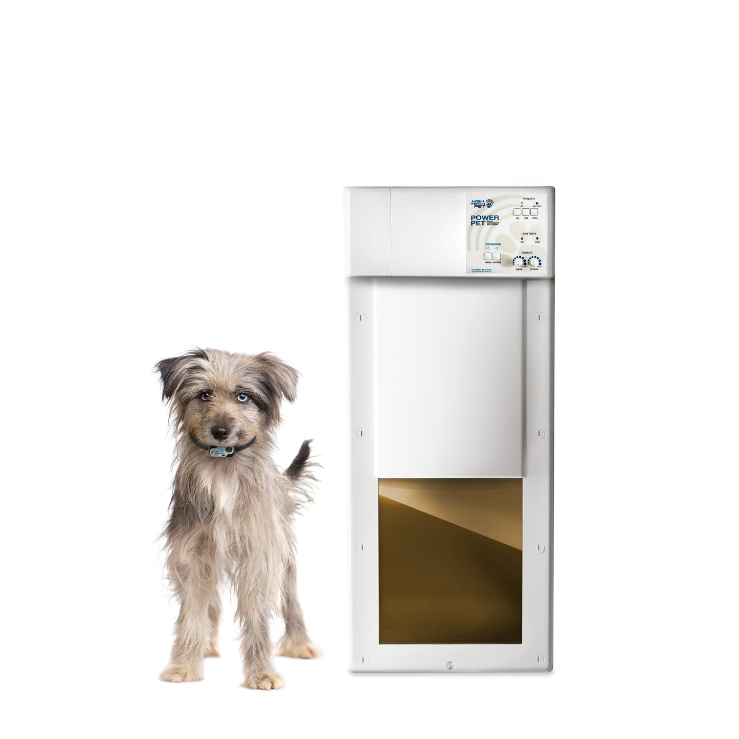 Power Pet Smart Automatic Electronic Pet Door by High Tech Pet