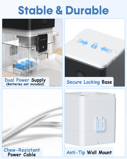12L Automatic Dog Feeder with 1080P HD Camera
