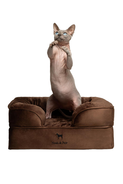 Cooling Gel Orthopedic Memory Foam Pet Bed with Washable Cover