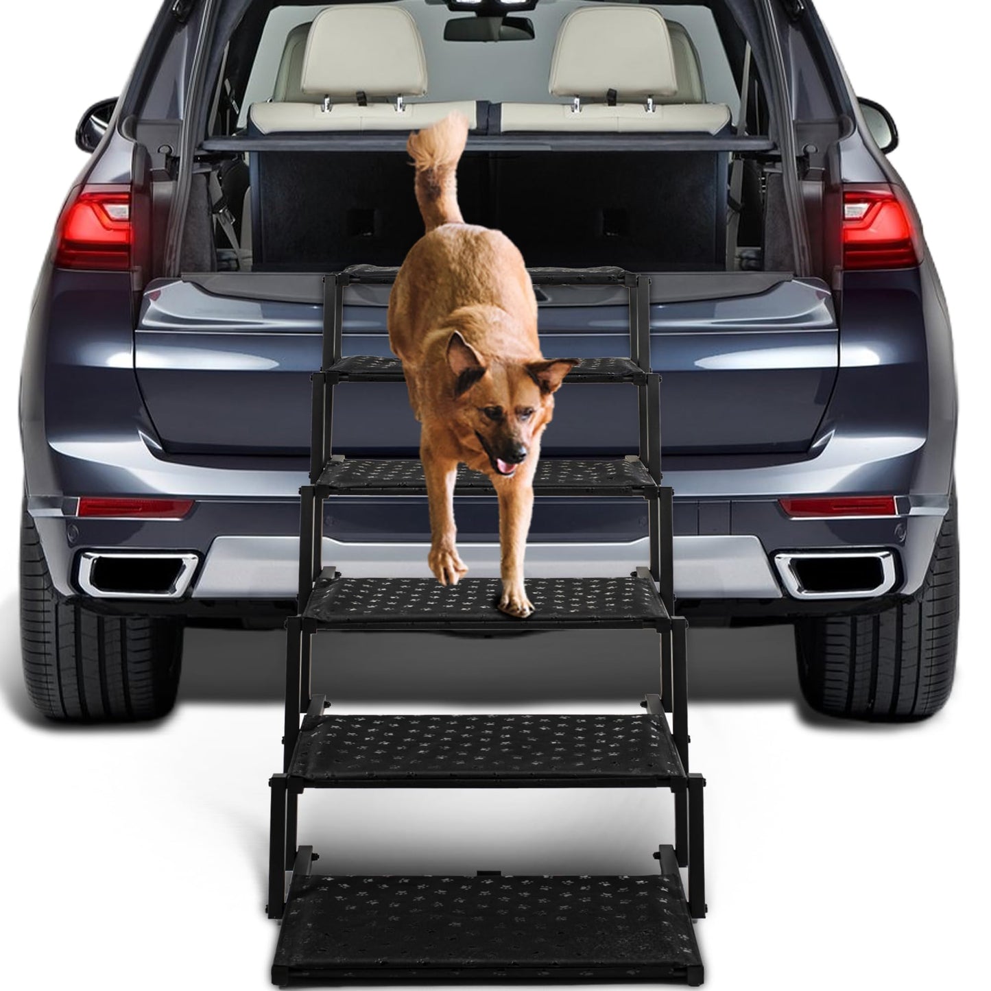 Portable Non-Slip Dog Ramp for Cars and SUVs up to 200 lbs