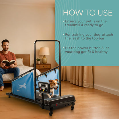 Lifepro PawRunner Dog Treadmill for Small & Medium Dogs, Remote Control