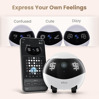 2K Mobile Pet Camera Robot with Night Vision & Two-Way Talk
