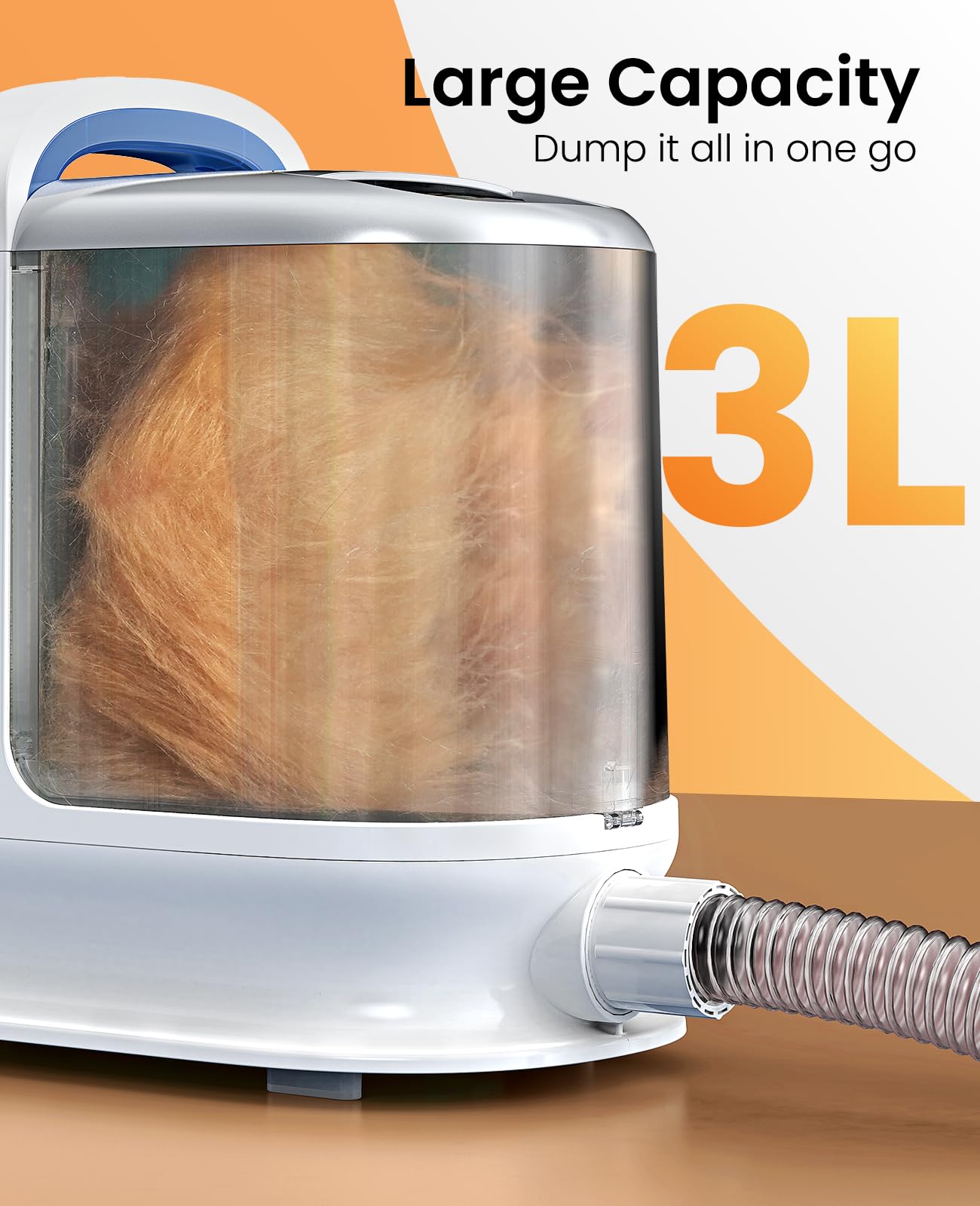 oneisall Dog Grooming Vacuum Kits with Clipper