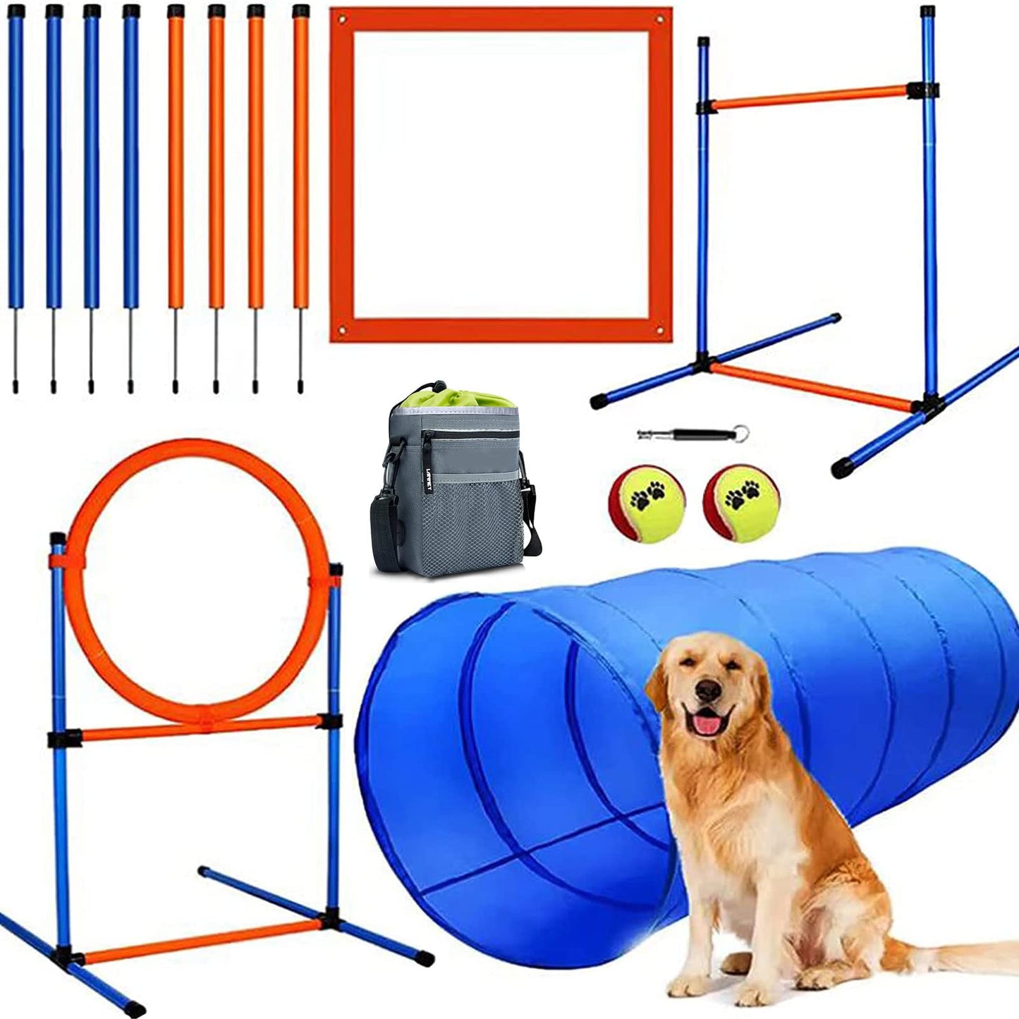 JMMPOO Dog Agility Set
