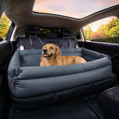 FUNNYFUZZY Dog Car Seat for Large Medium Dogs, Safety Booster Seats