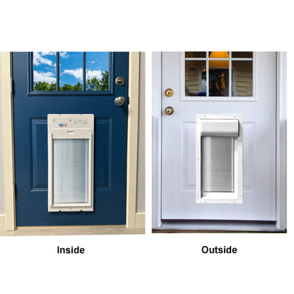 WiFi Smart Automatic Pet Door with Secure Weatherproof Design