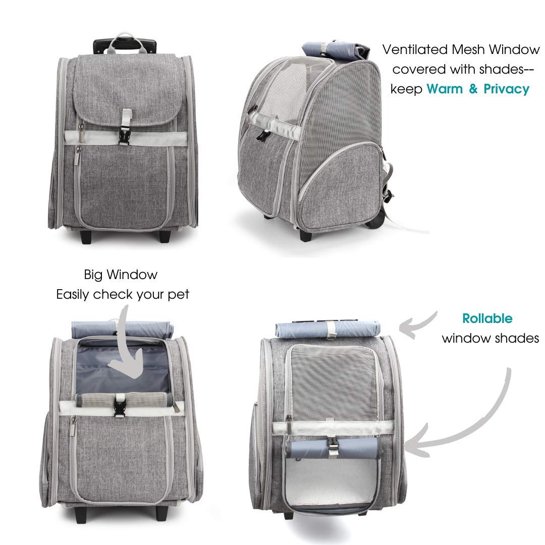 Ventilated Pet Carrier Backpack for Cats and Small Dogs