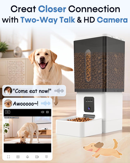 12L Automatic Dog Feeder with 1080P HD Camera