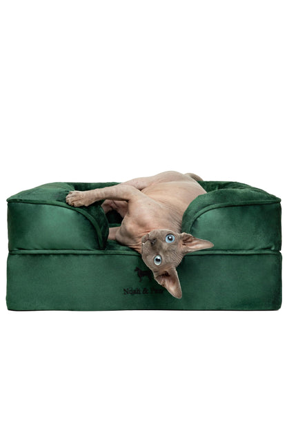 Cooling Gel Orthopedic Memory Foam Pet Bed with Washable Cover
