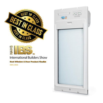 WiFi Smart Automatic Pet Door with Secure Weatherproof Design