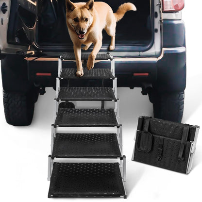 Portable Non-Slip Dog Ramp for Cars and SUVs up to 200 lbs