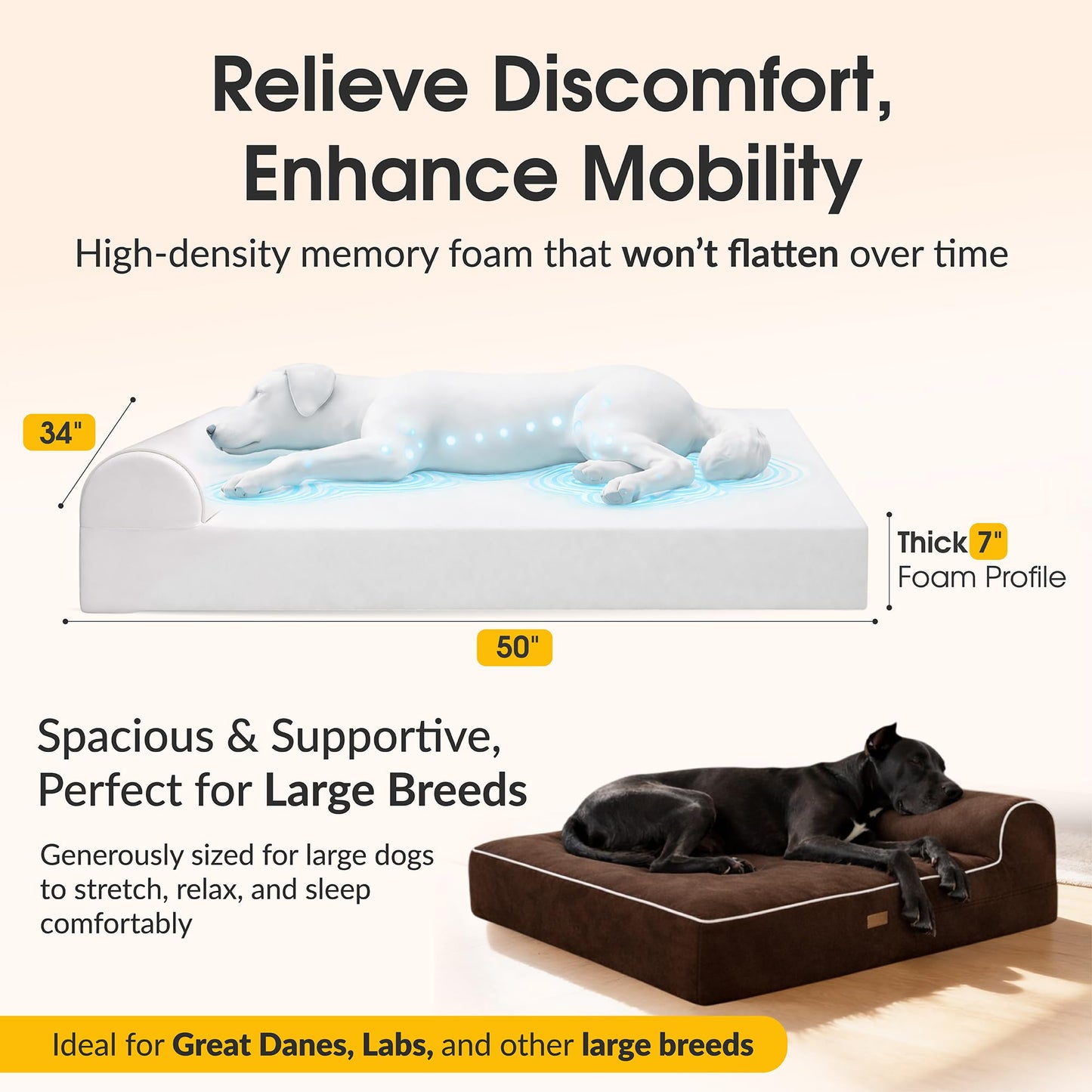 Jumbo Orthopedic Dog Bed