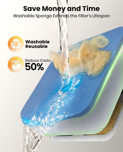 10L Large Dog Water Fountain with Multi-Stage Filtration