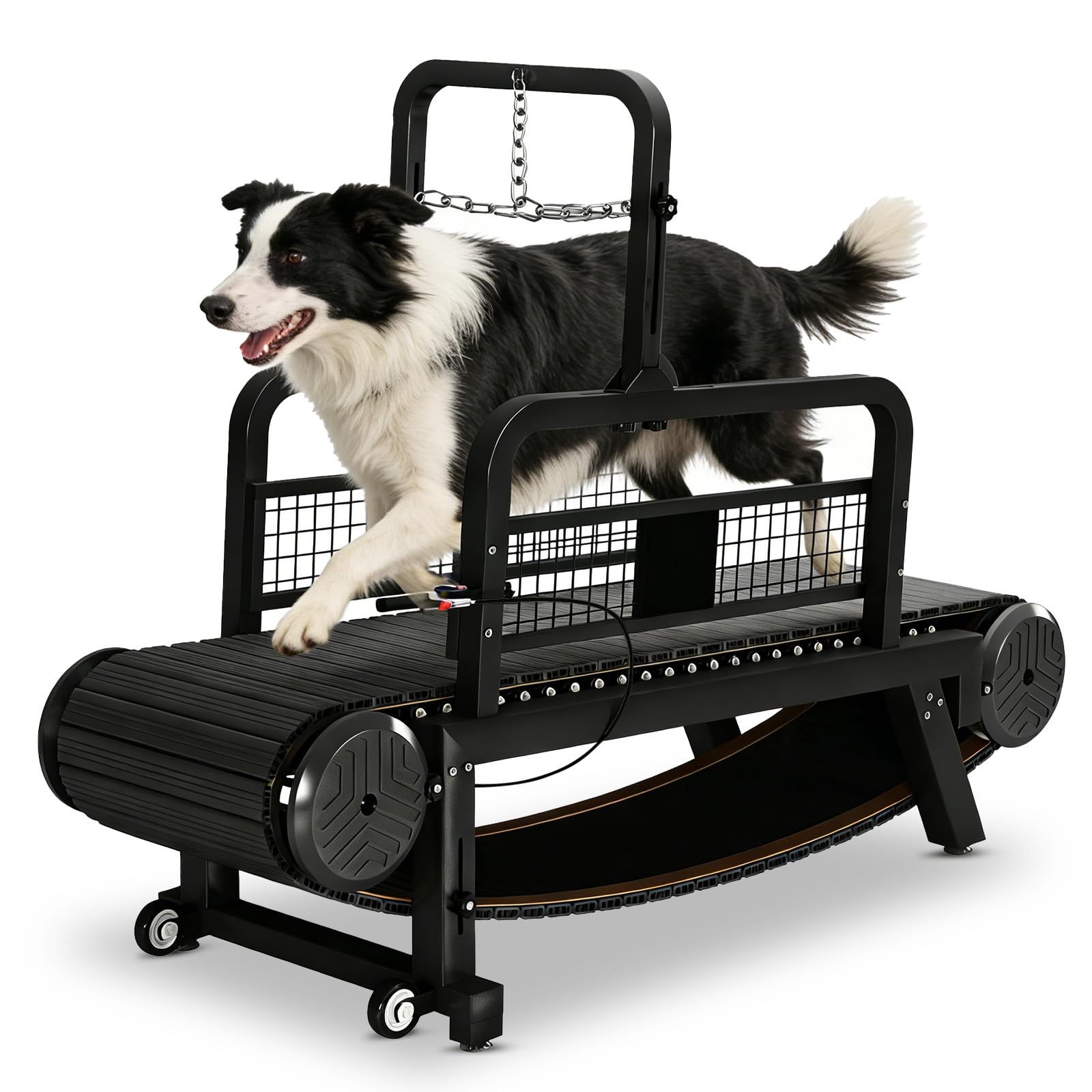 Adjustable Dog Treadmill with Brake, Speedometer & Incline