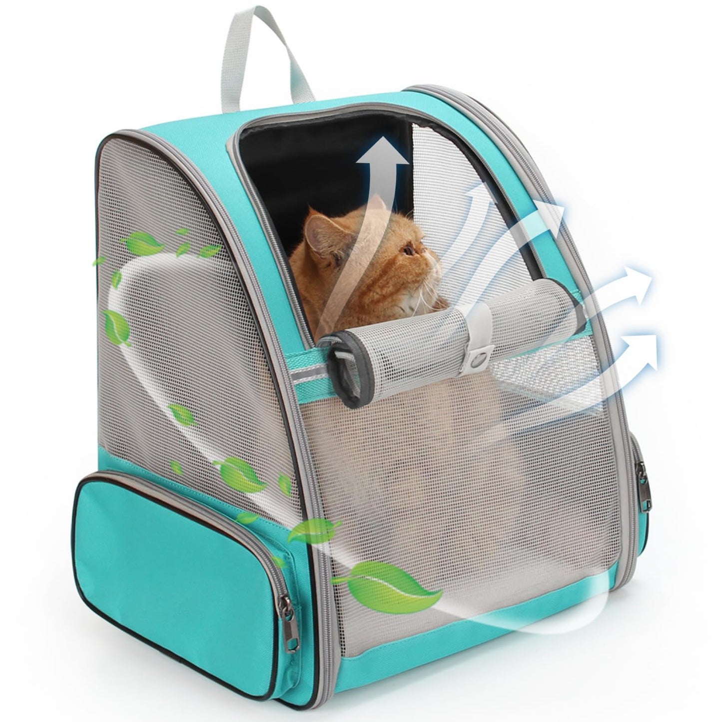 Ventilated Pet Carrier Backpack for Cats and Small Dogs