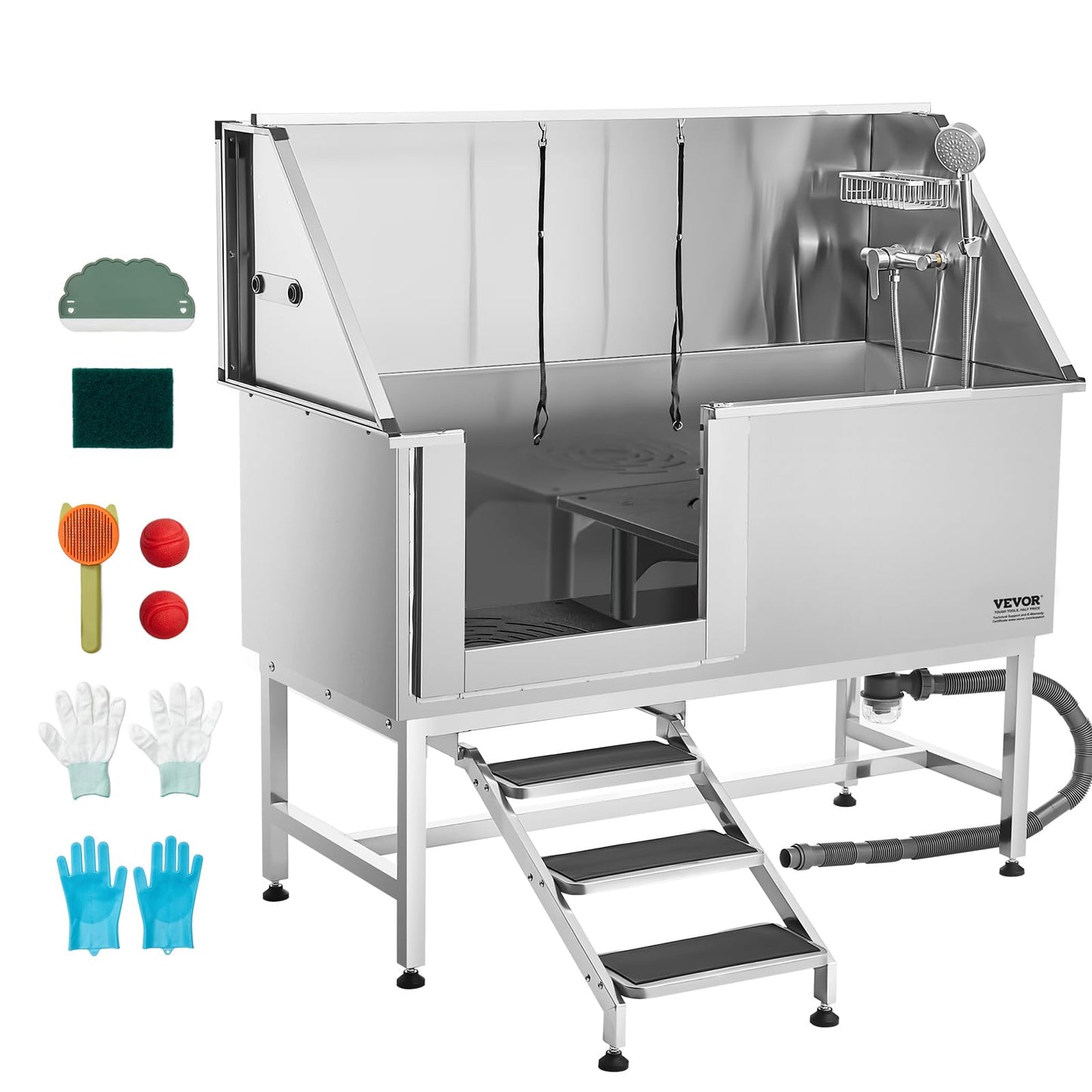VEVOR Stainless Steel Dog Washing Station