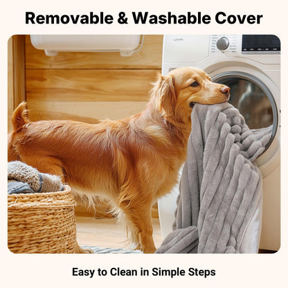 Veehoo Orthopedic Memory Foam Dog Bed for Senior Dogs, 7" Thick XL Dog Bed