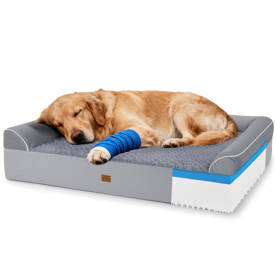 HOMBYS Orthopedic Memory Foam Dog Bed