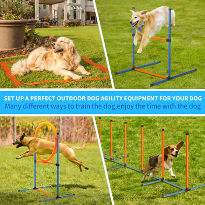 JMMPOO Dog Agility Set