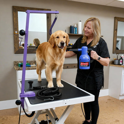 Portable High-Velocity Pet Grooming Dryer for Dogs