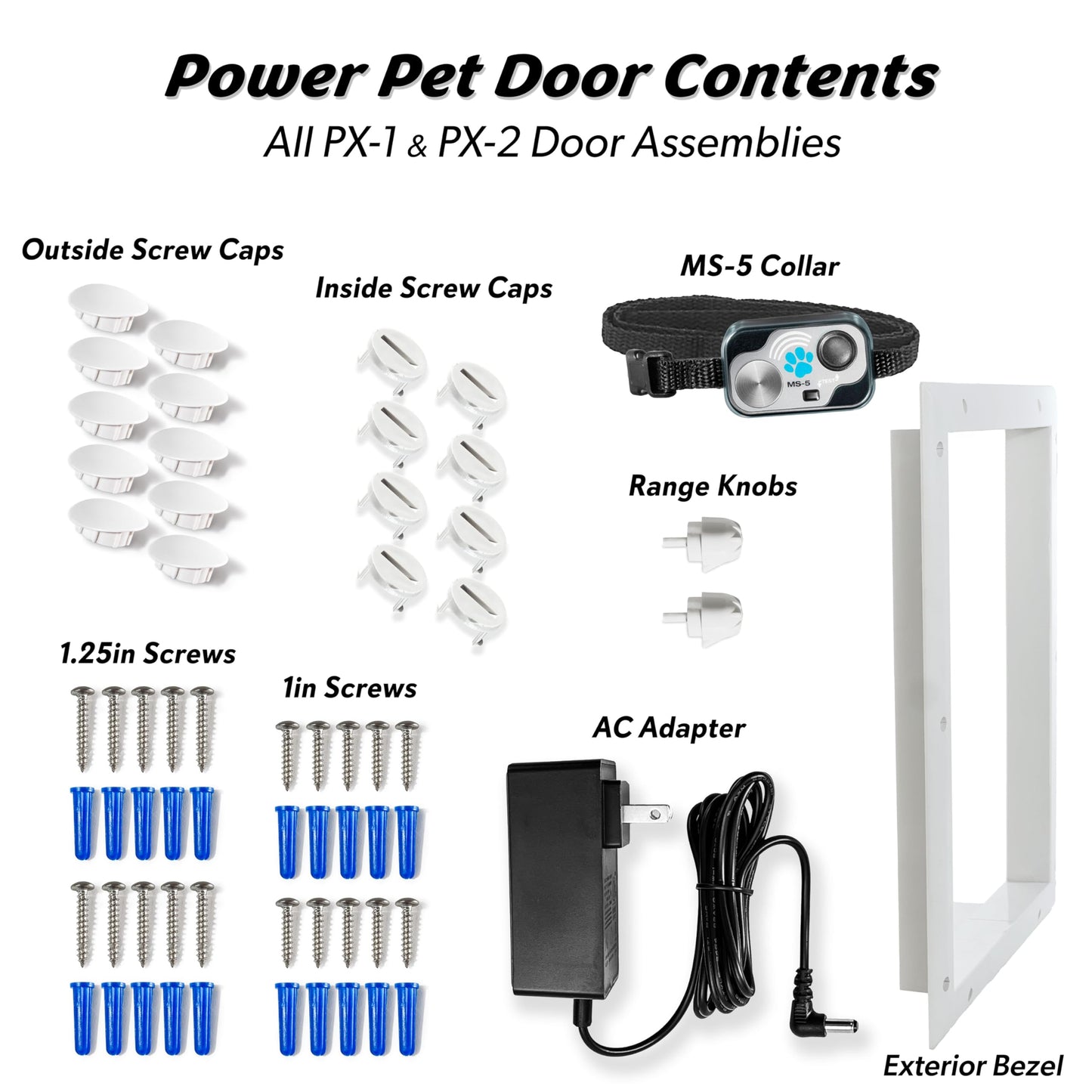 Power Pet Smart Automatic Electronic Pet Door by High Tech Pet